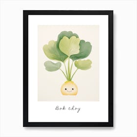 Friendly Kids Bok Choy 1 Poster Art Print