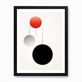 Minimal Abstract Shapes 45 Art Print