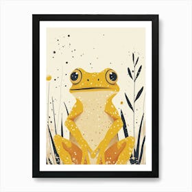 Yellow Frog 2 Art Print