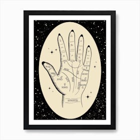 Palmistry Art Print Art Print