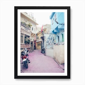 Colorful India Streets Art Print