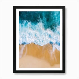 Aerial View Of The Beach Art Print