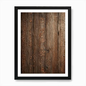 Antique Wooden Texture Showcasing A Rich Rustic Design With An Intricate Grunge Pattern Incorporat 2 1 Art Print