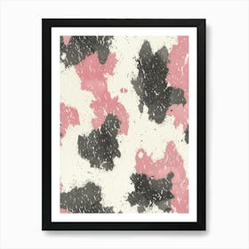 Pink Splatters 1 Art Print