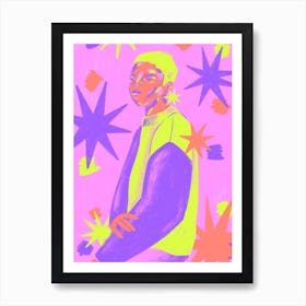 Neon Art Print