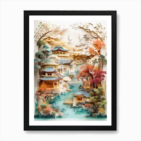 Japanese Landscape 25 Art Print