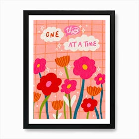 One Step At A Time Art Print