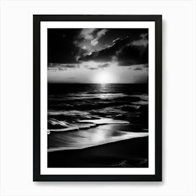 Sunset At The Beach 605 Art Print