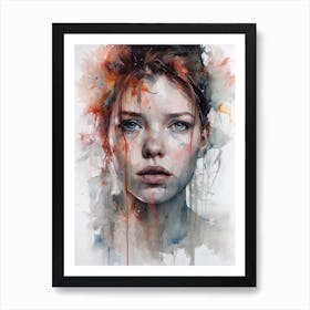 Annoyed Moods Watercolor Art Print