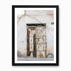 Door Of A Building In Saudi Arabia Art Print