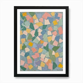 Pastel Confetti Art Print