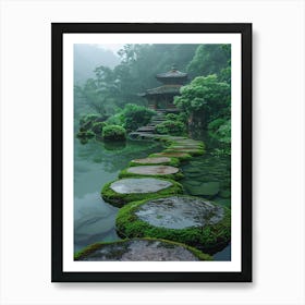 Asian Garden Art Print