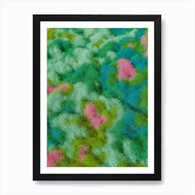 Colourful Moss Art Print