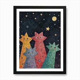 Stars Canvas Print 1 Art Print