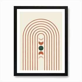 Circle minimalism 3 Art Print