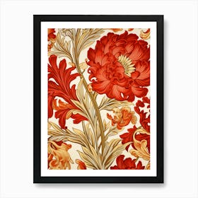 Floral Pattern 86 Art Print