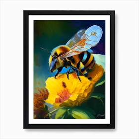 Apis Bee 2 Painting Art Print