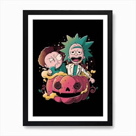 Wubba Lubba Pumpkin Art Print
