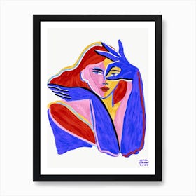 Femme Affiche Surréaliste pour Salon