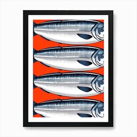 Four Sardines Art Print