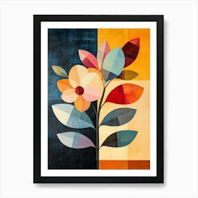 Abstract Flower 1 Art Print