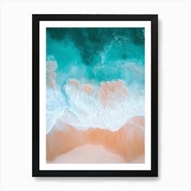 Aerial View Of The Beach 15 Art Print