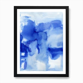 Blue Art Print