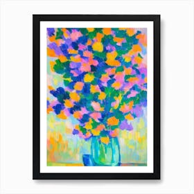 Simple Still Life Matisse Inspired Flower Art Print
