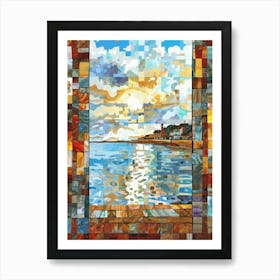 Sunset At The Beach 44 Art Print