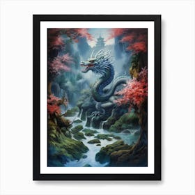 Dragon Natural Scene 4 Art Print