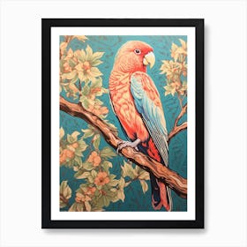 Parrot Floral Art Print