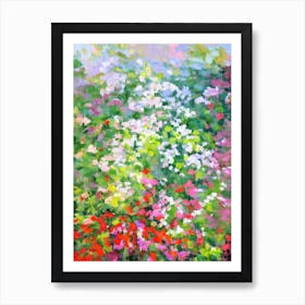 String Of Hearts Impressionist Painting Art Print