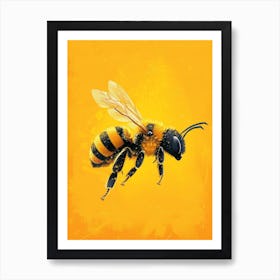 Meliponini Bee Storybook Illustrations 17 Art Print