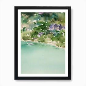 Palau Watercolour Tropical Destination Art Print