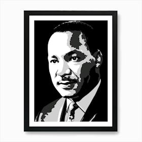 Martin Luther King Art Print