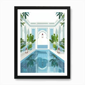 Swimming Pool Interior 2 Art Print