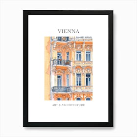 Vienna Travel And Architecture Poster 3 Art Print