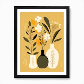 Flowers In Vases 1 Art Print