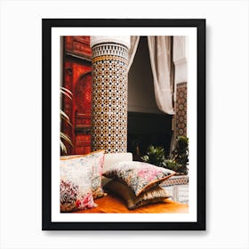 Pillows Mosaic Pillar Morocco    Art Print
