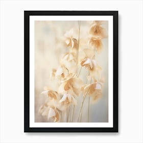 Boho Dried Flowers Orchid 2 Art Print