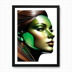 Portrait Of A Woman 4 Art Print