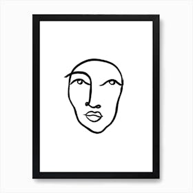 Faces 6 Art Print