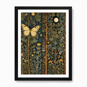 William Morris Butterfly In The Woods Art Print