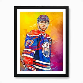 Connor Mcdavid 3 Art Print