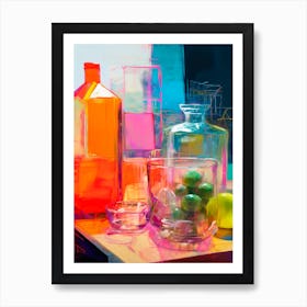 Neon Still Life No 2 Art Print