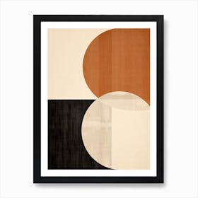 Cuxhaven Contrast, Geometric Bauhaus Art Print