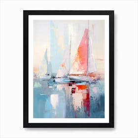 Sailboats 18 Art Print