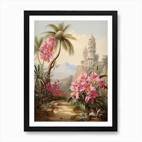 Orchid Victorian Style 3 Art Print