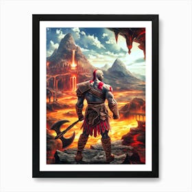 God Of War 1 Art Print