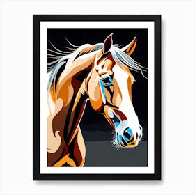 Modern Modern Horse Art, 103 Art Print